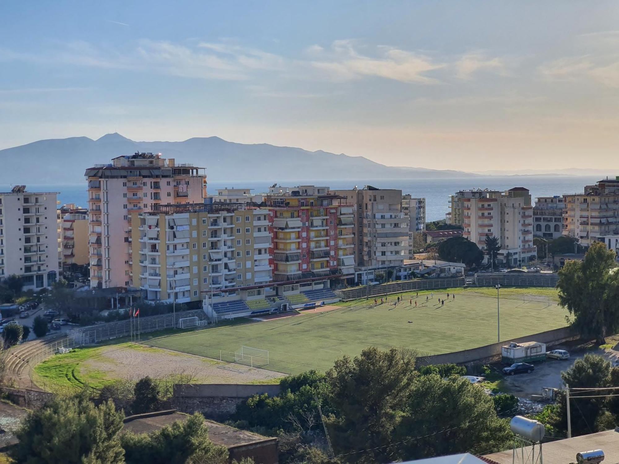 Flore Rooms Sarande Bagian luar foto